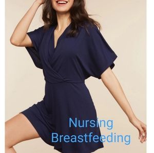 Motherhood Maternity Nursing Breastfeeding Romper